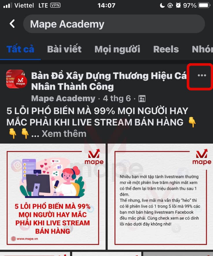 cách sao chép link bài viết video trên facebook