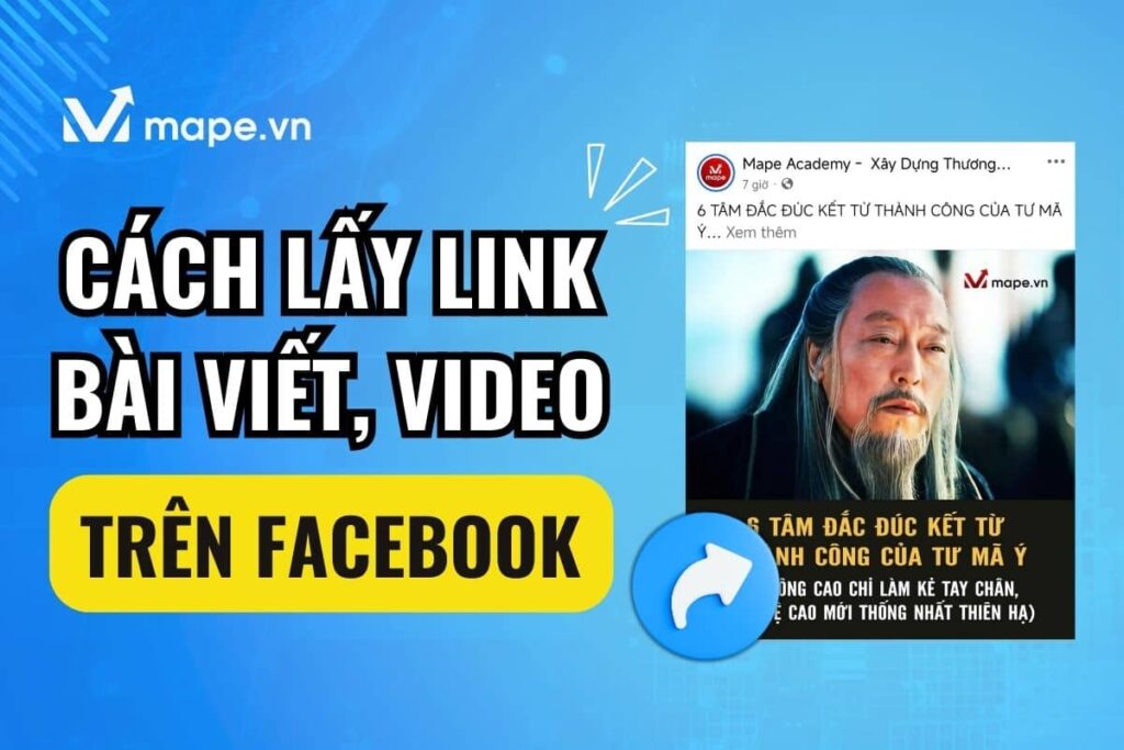 Cách sao chép link bài viết video facebook