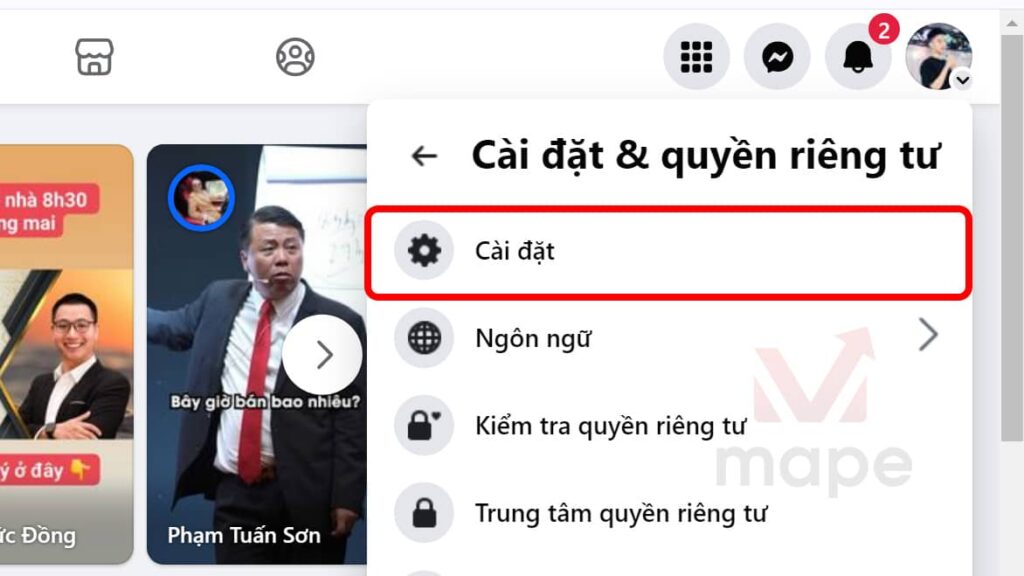 Cách thay đổi tên facebook