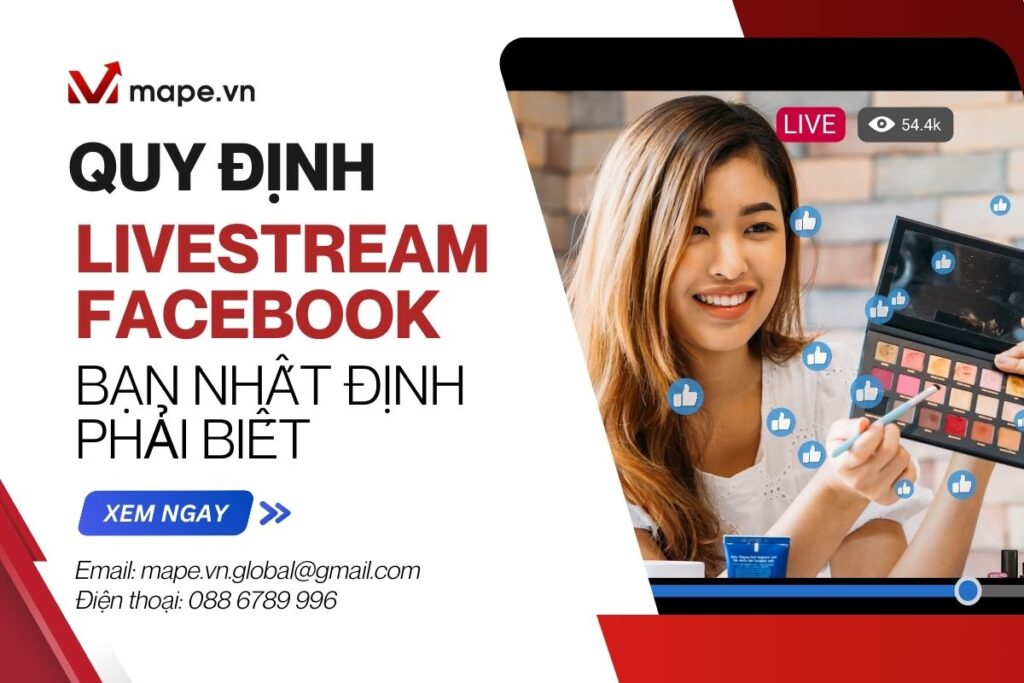 Quy định livestream trên Facebook background