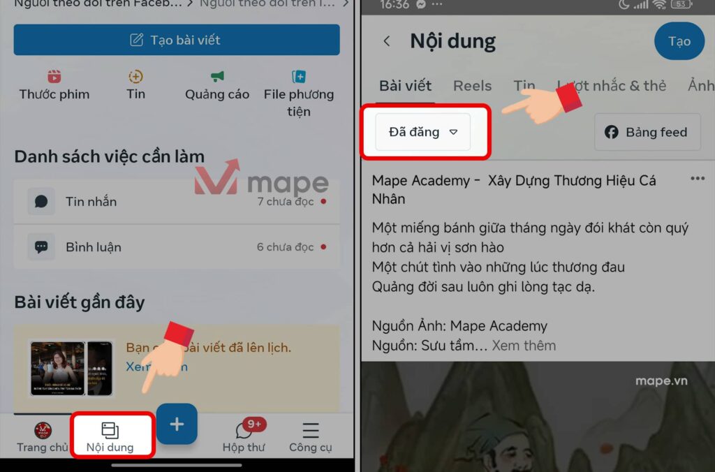 Cách đăng bài và lên lịch bài viết Fanpage Facebook Bằng Meta Business Suite