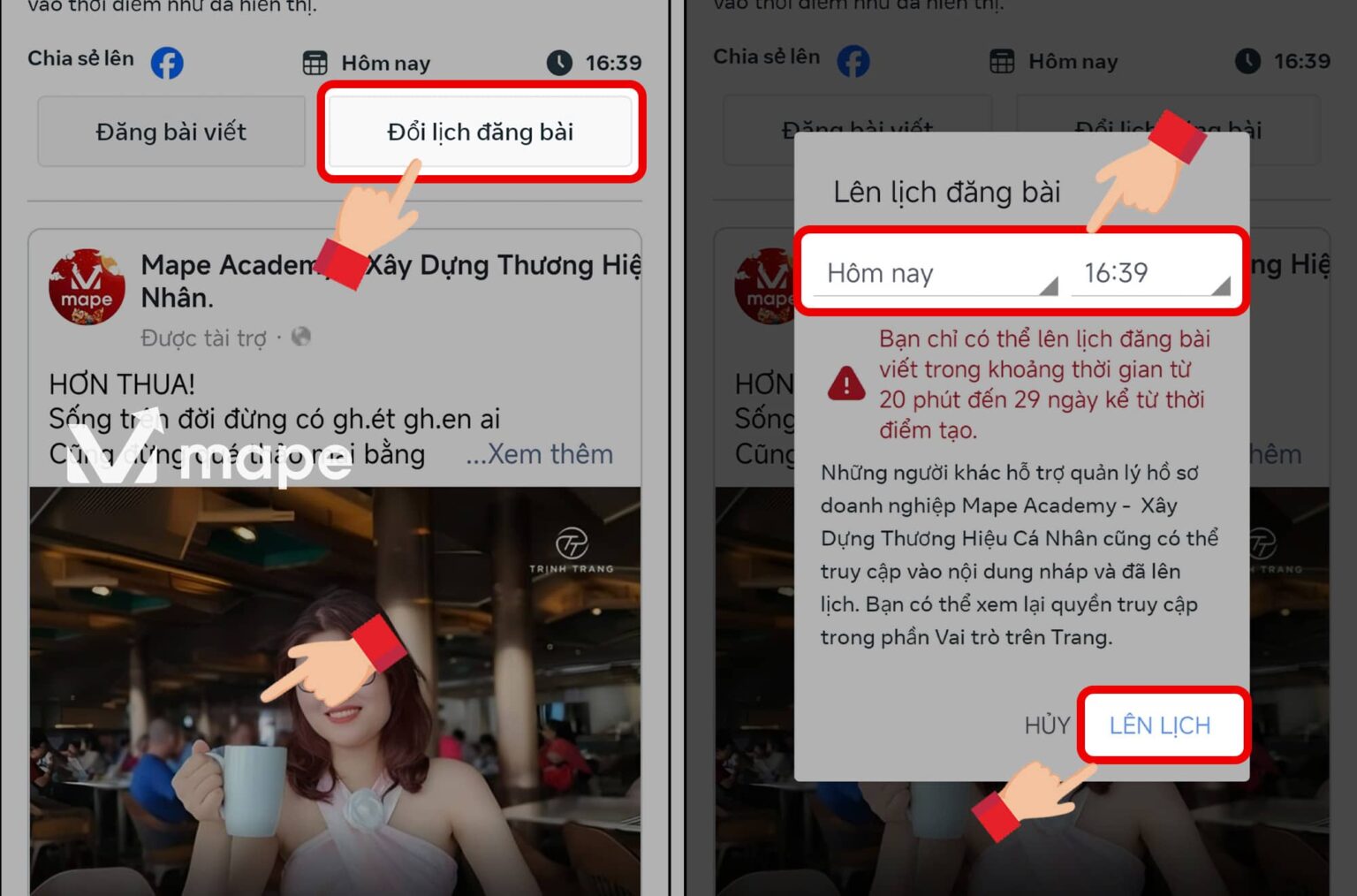 Cách đăng bài và lên lịch bài viết Fanpage Facebook Bằng Meta Business ...