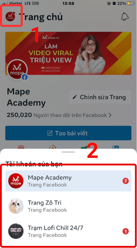 Cách đăng bài và lên lịch bài viết Fanpage Facebook Bằng Meta Business Suite mape academy