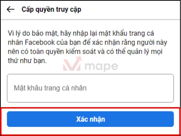 Cách thêm quản trị viên cho Fanpage Facebook mới nhất mape academy 11