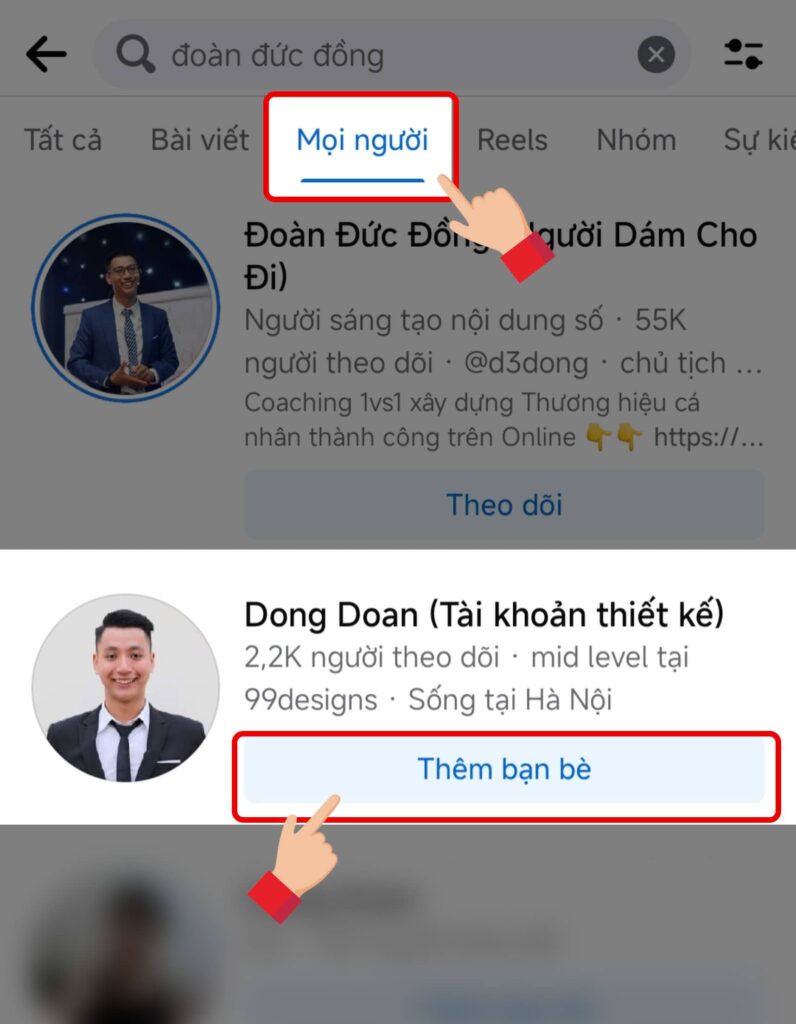 Cách tìm bạn gửi lời mời kết bạn và chấp nhận kết bạn trên Facebook Mape academy 2