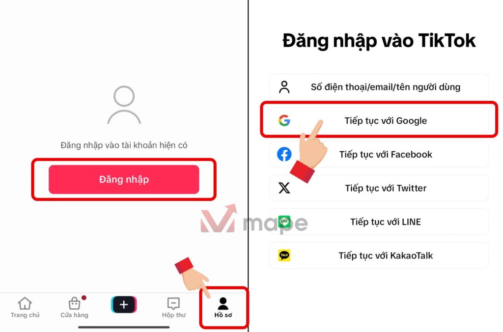 Cách đăng ký tạo tài khoản tiktok trên điện thoại và máy tính mape academy 1