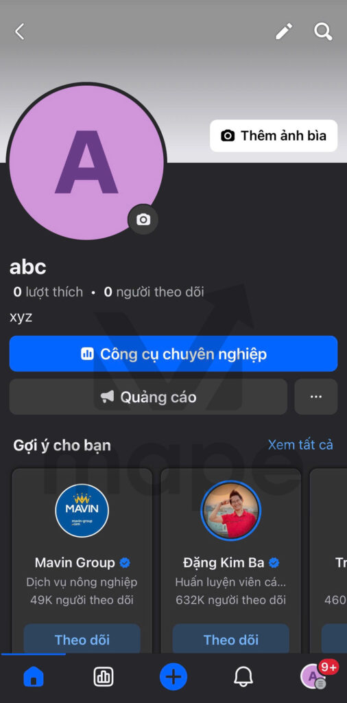 Tạo fanpage Facebook trên điện thoại 2025 - Mape Academy
