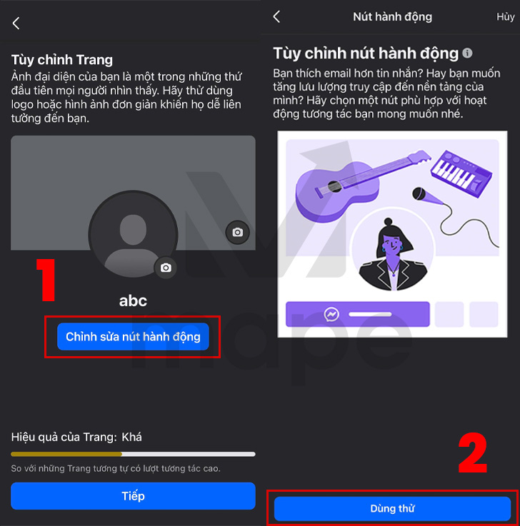 Tạo fanpage Facebook trên điện thoại 2025 - Mape Academy