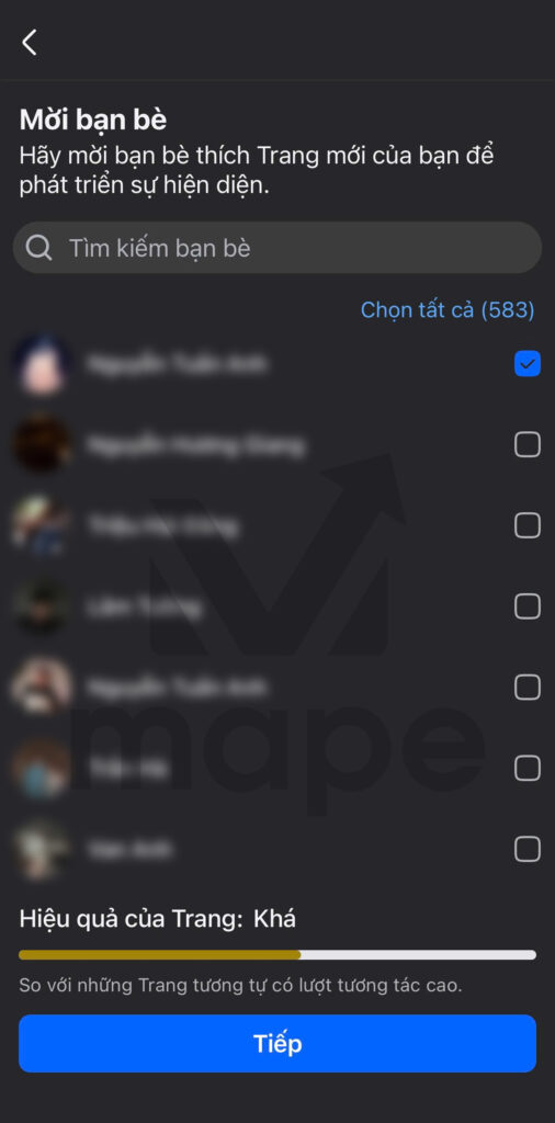 Tạo fanpage Facebook trên điện thoại 2025 - Mape Academy